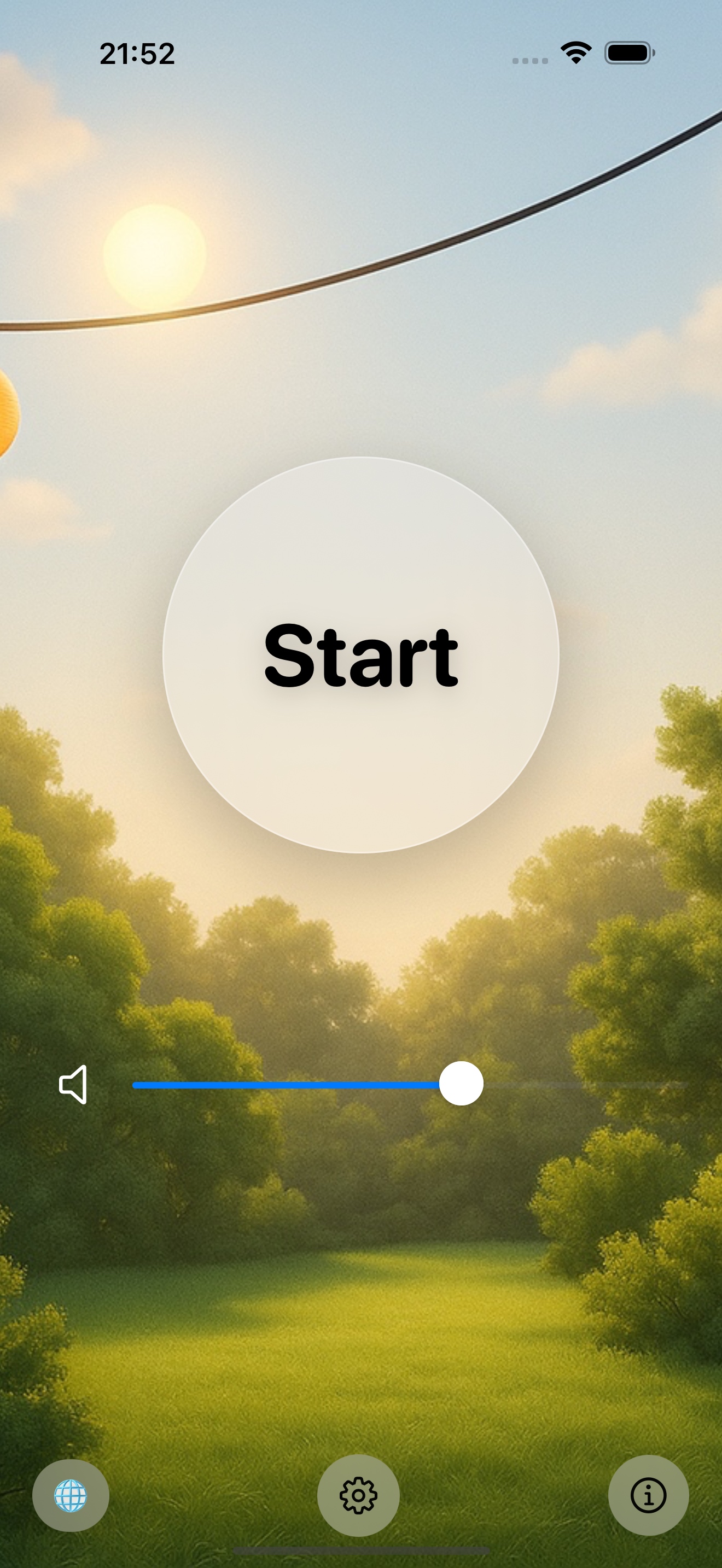 MosQuit main screen on iPhone in light mode